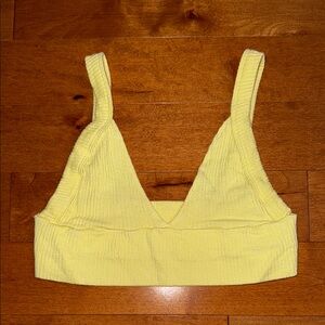 Urban Outfitters Yellow Crop Top